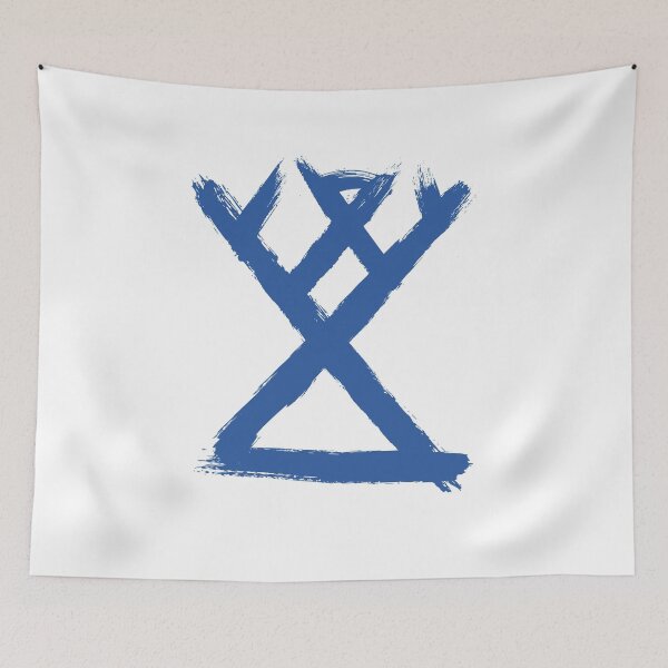 Item preview, Živa Slavic Goddes of life (blue) designed and sold by Hunrech.