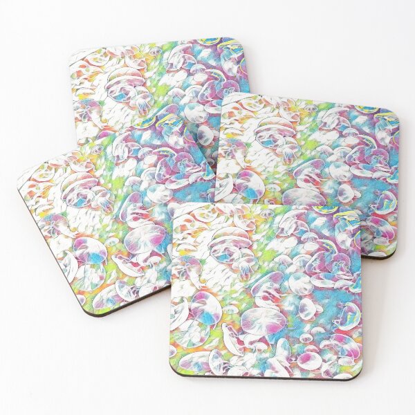 Item preview, GALATHI School of Jellyfish Pink - Fish designed and sold by Galathi Designs.