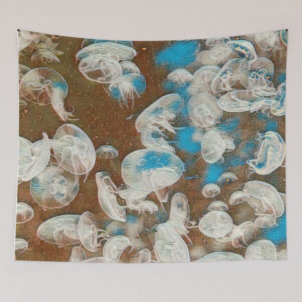 Item preview, GALATHI School of Jellyfish Brown - Fish designed and sold by Galathi Designs.