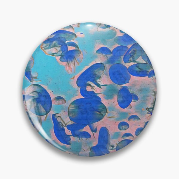 Item preview, GALATHI School of Jellyfish Blue - Fish designed and sold by Galathi Designs.