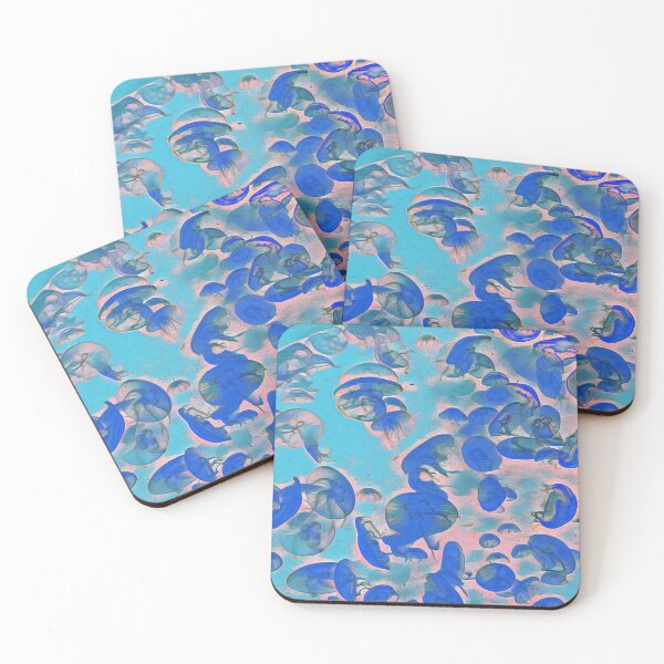 Item preview, GALATHI School of Jellyfish Blue - Fish designed and sold by Galathi Designs.