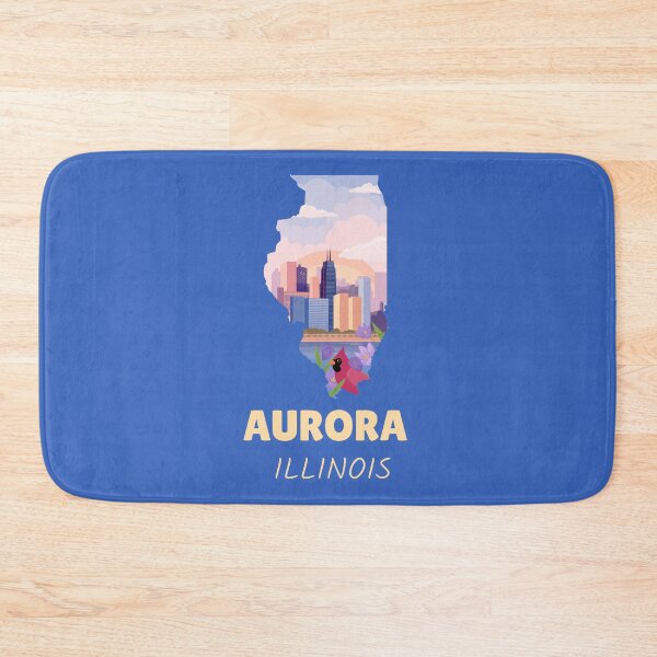 Item preview, Aurora Illinois Map designed and sold by Taumaturgo.