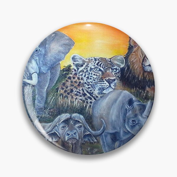 Item preview, THE BIG 5 OF SOUTH AFRICA, FINE ART PRINT,ANIMALS, WILD LIFE, INSPIRED BY NATURE designed and sold by Adri Barnard.