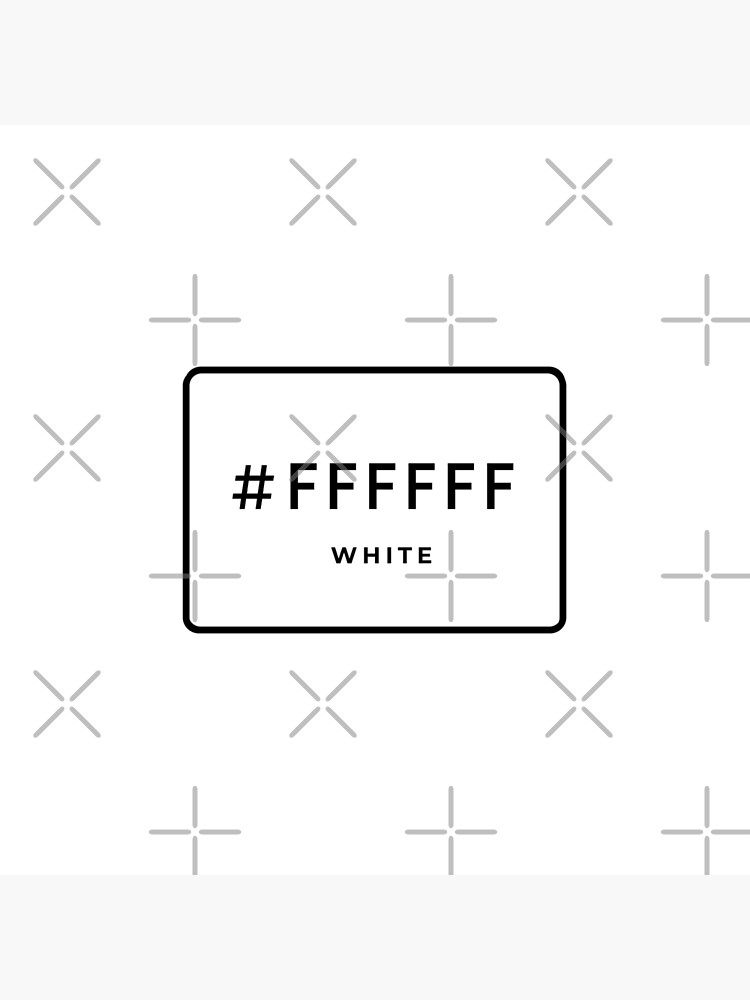 p-ster-color-de-c-digo-hexadecimal-blanco-ffffff-de-minimalsketches