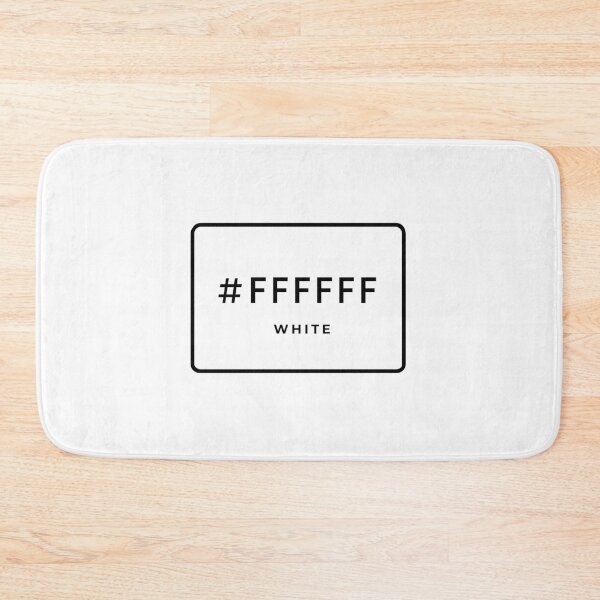 Item preview, WHITE Hex Code Color #FFFFFF  designed and sold by MinimalSketches.