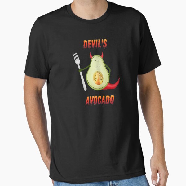 Vista previa del artículo con la obra «Aguacate del diablo», diseñado y vendido por shackledlettuce.