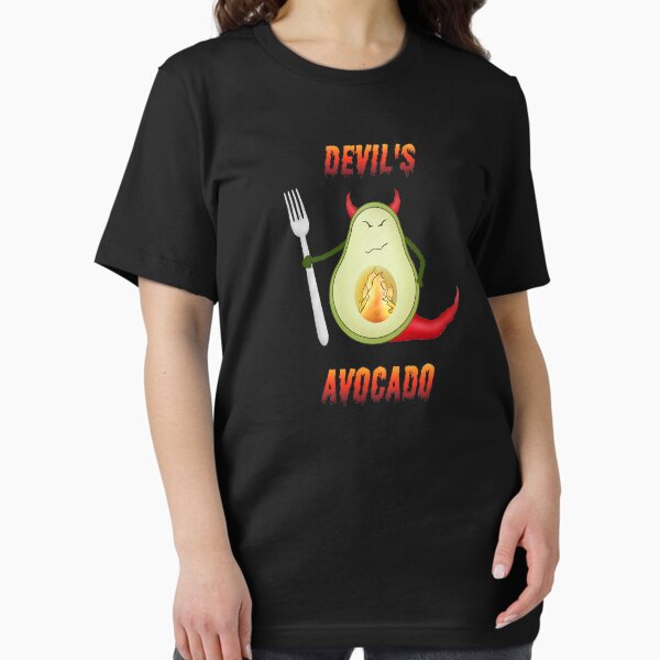 Vista previa del artículo con la obra «Aguacate del diablo», diseñado y vendido por shackledlettuce.