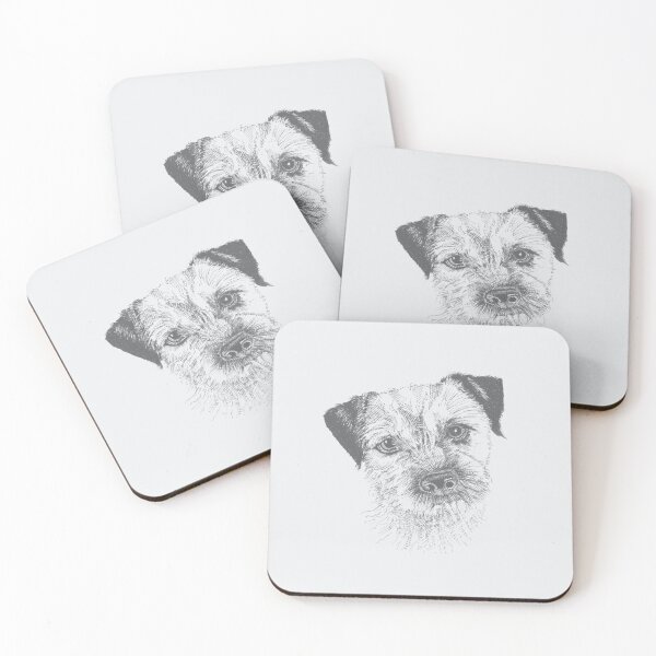 Item preview, Border Terrier-Soft grey designed and sold by Helen Inkles.
