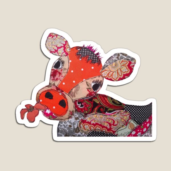 Item preview, Poppy the friendly cow designed and sold by Wendy Usher.