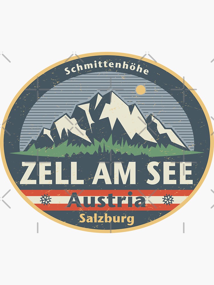 Thumbnail 3 of 3, Sticker, Zell am See, Austria designed and sold by studio838.