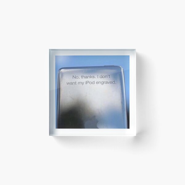 Item preview, engraved ipod designed and sold by CapriFun.
