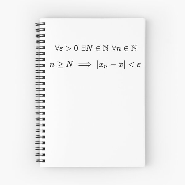 Item preview, formal definition of a limit, sequence version, calculus and math designed and sold by NoetherSym.