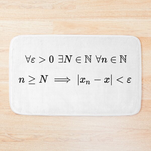 Item preview, formal definition of a limit, sequence version, calculus and math designed and sold by NoetherSym.