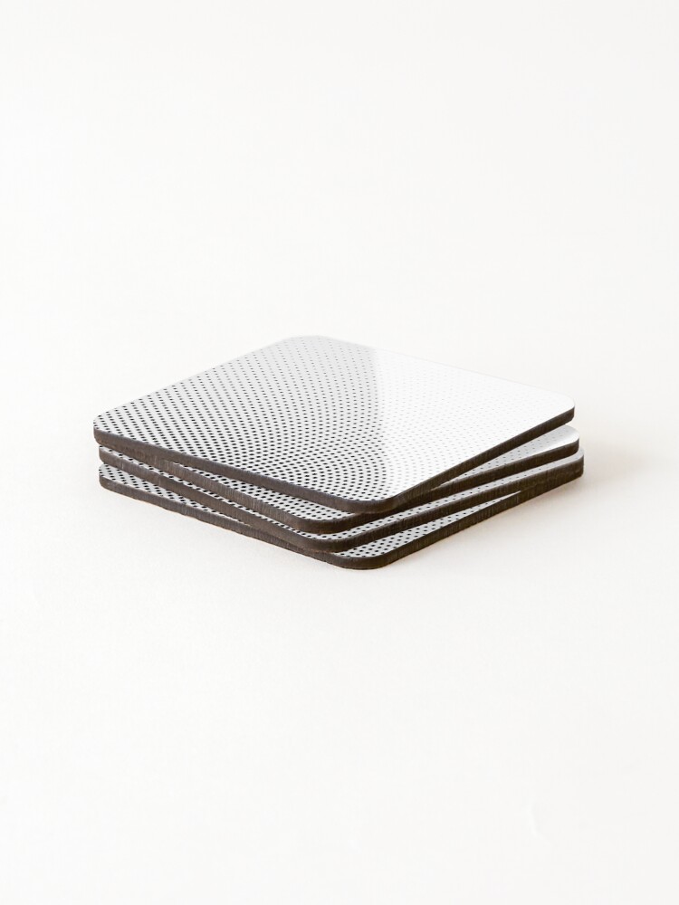 Thumbnail 4 of 5, Coasters (Set of 4), Halftone,Circular,Abstract,Dots designed and sold by Ristinga.