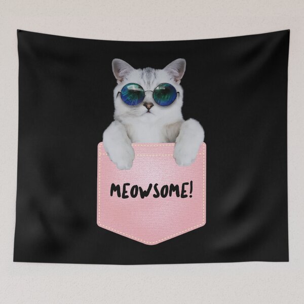 Item preview, cool cat wearing sunglasses designed and sold by Jesar.