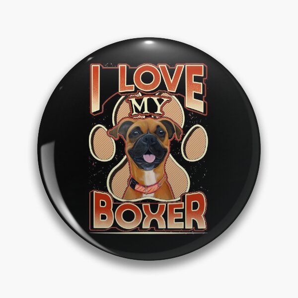 Item preview, I Love My Boxer Dog Breed Dog Lover Gift designed and sold by TTFMerch.