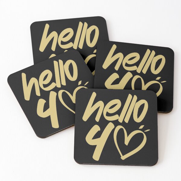 Item preview, Hello Forty Birthday Gifts for Women designed and sold by YES!GOODY.