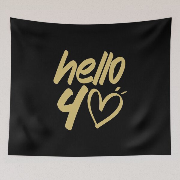 Item preview, Hello Forty Birthday Gifts for Women designed and sold by YES!GOODY.