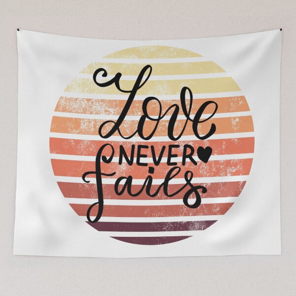 Item preview, Love never ends. Love never fails. designed and sold by bernd49.