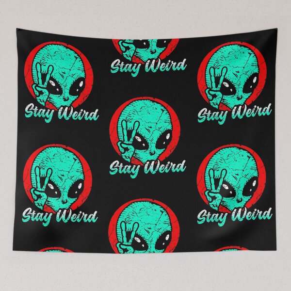 Item preview, Stay weird designed and sold by Mila1946.
