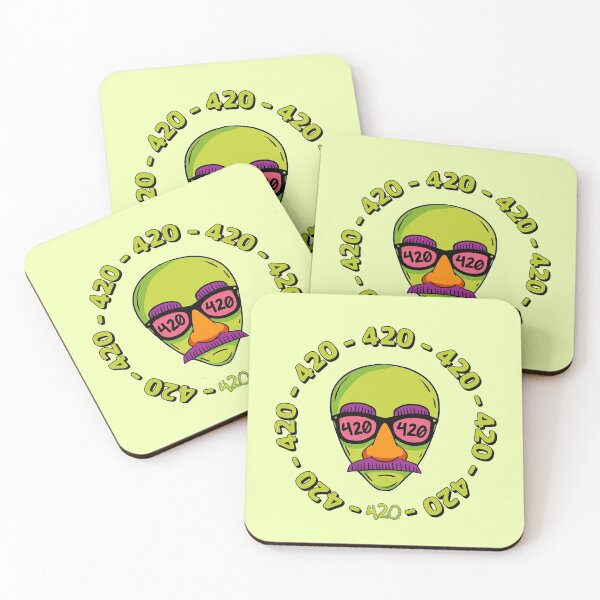 Item preview, Alien 420 - Funny Weed designed and sold by ManiaTeec.