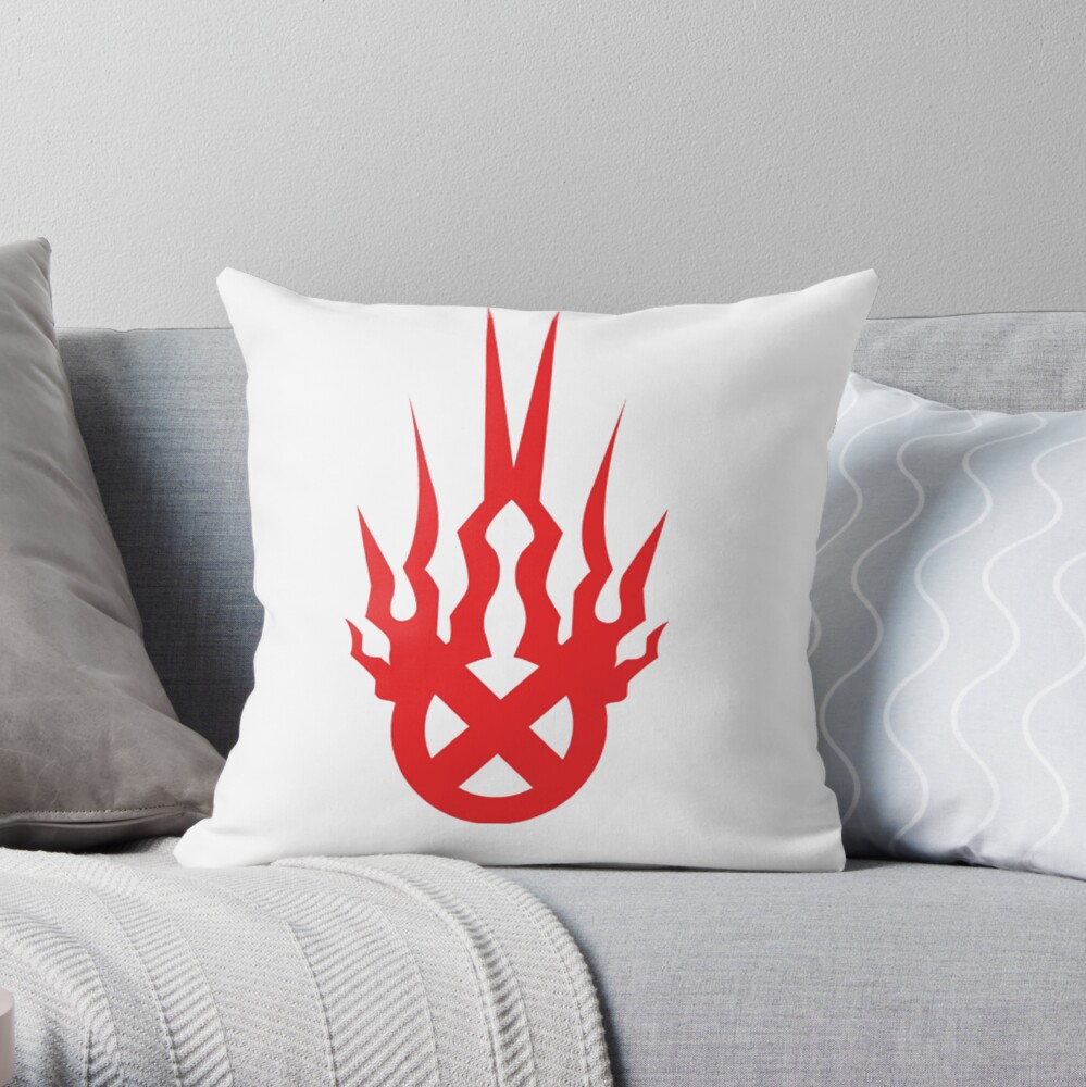 Static-x logo Throw Pillow