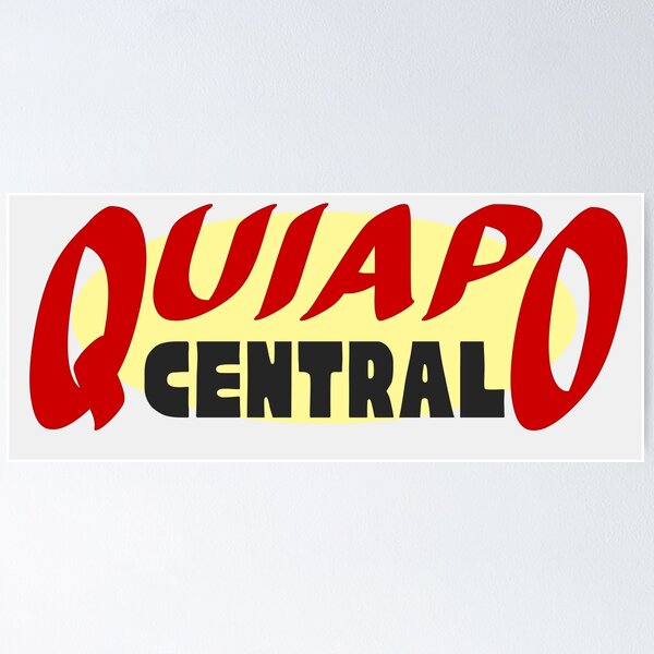Item preview, Filipino Travel Sign Quiapo Central designed and sold by jizdeortega.