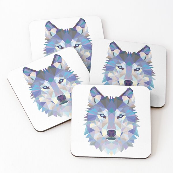 Item preview, Polygonal Triangle Savage Canine Wolf Predator designed and sold by ozunu.