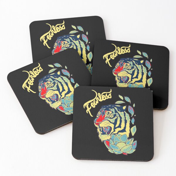 Item preview, Fearless Tiger Lotus Tattoo  designed and sold by lfdbc.