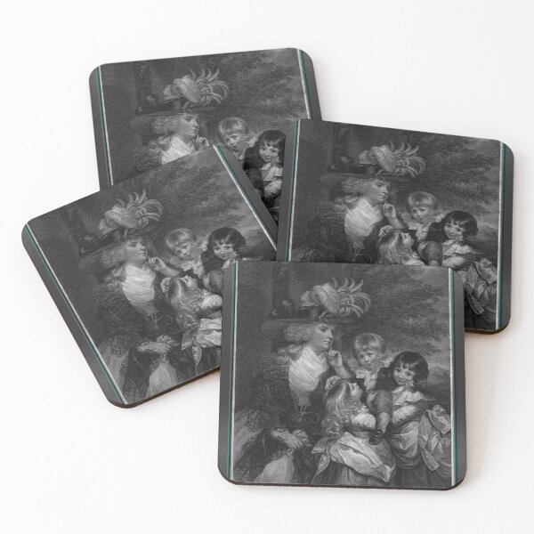 Item preview, Lady Smith and her Children by Engraver Francesco Bartolozzi Old Masters Classical Fine Art Reproduction designed and sold by Xzendor7 Digital Art Creations.