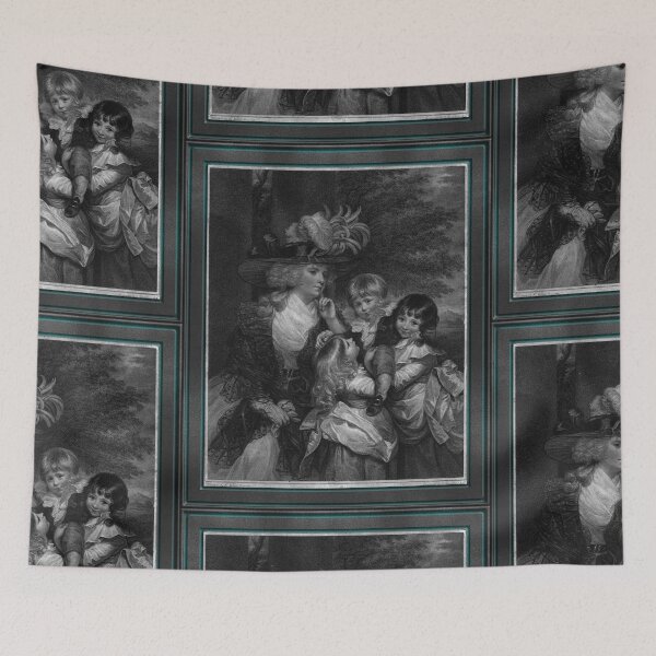 Item preview, Lady Smith and her Children by Engraver Francesco Bartolozzi Old Masters Classical Fine Art Reproduction designed and sold by Xzendor7 Digital Art Creations.