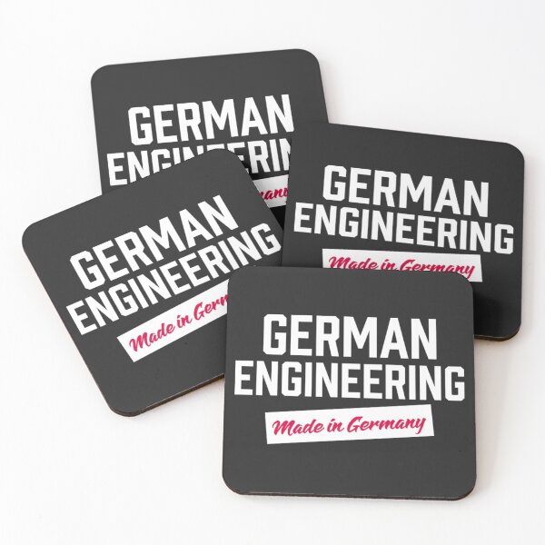 Item preview, German Cars German Engineering - Made in Germany (White) designed and sold by FameMerch80.