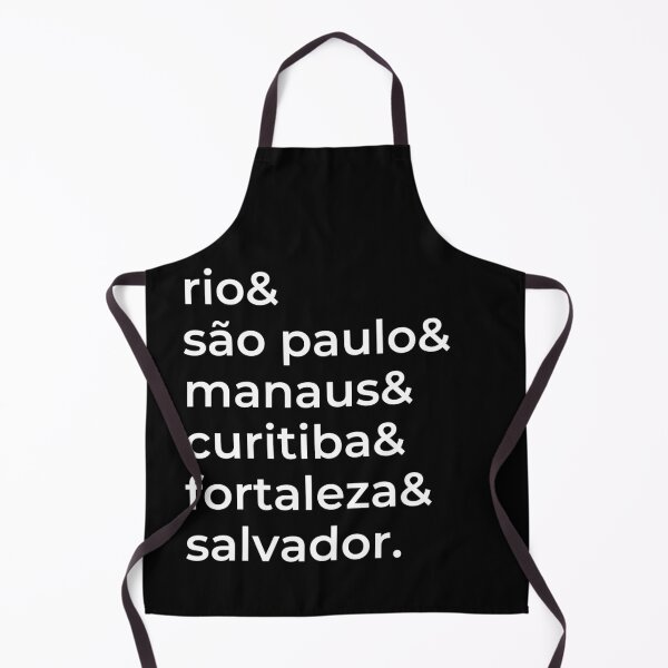 Item preview, Brazilian Cities - Rio de Janeiro & Sao Paulo & Manaus & Curitiba & Fortaleza & Salvador designed and sold by Hoiho Adventure Shirts.