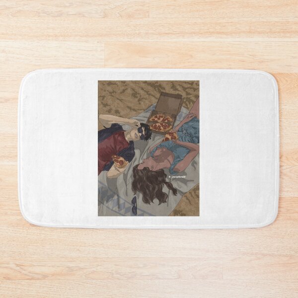 Item preview, Zuko and Katara's pizza date on the beach designed and sold by jacqstoned.