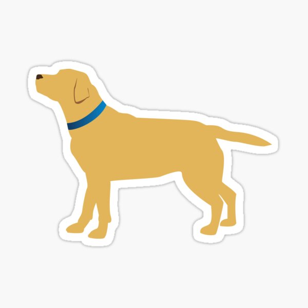 Item preview, Golden Labrador - Navy Collar designed and sold by polkadotjelly.