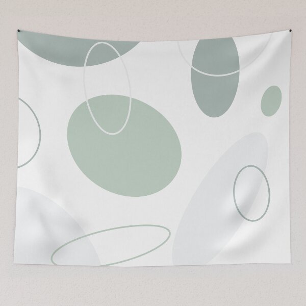 Item preview, Circle Japandi Pattern designed and sold by redstitchlab.