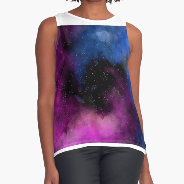 Aperçu de l'œuvre Colorful watercolor spiral nebula galaxy background créée et vendue par Shopp' in.