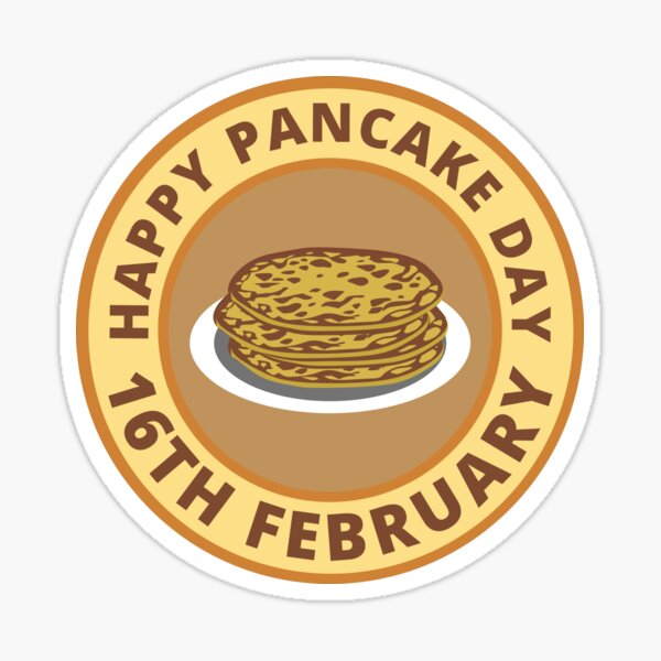 Item preview, Happy Pancake Day 16th February designed and sold by fev-rocks.