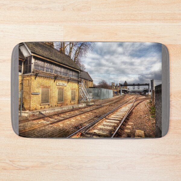 Item preview, Lincoln High Street Train Tracks And Station designed and sold by Paul Thompson Photography.