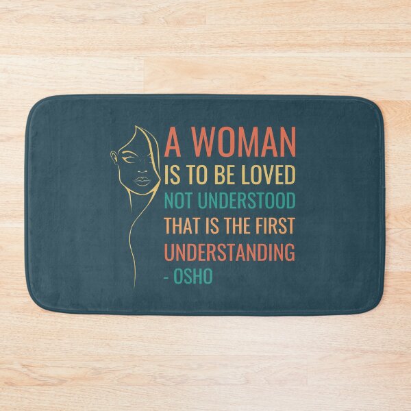 Item preview, Thoughtful Osho Wisdom with Woman Silhouette designed and sold by RetComly.