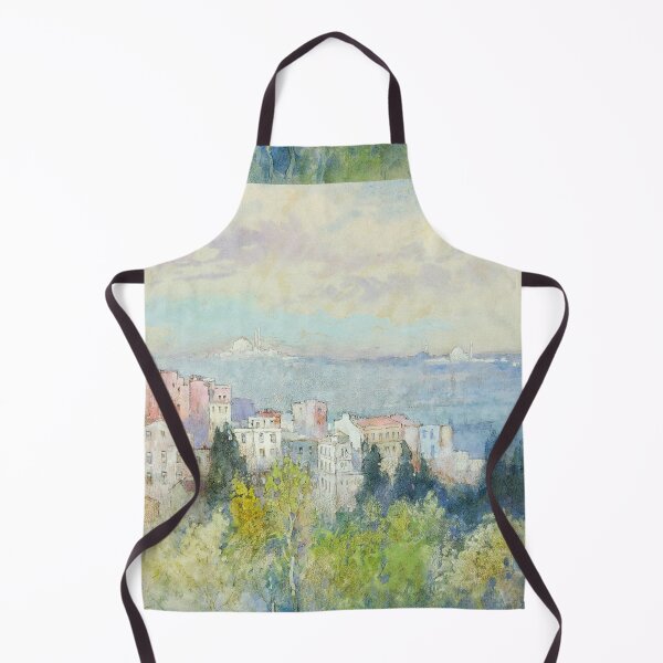 Item preview, Landscape with buildings vintage illustration - Warwick Goble designed and sold by Vintage Designs +.