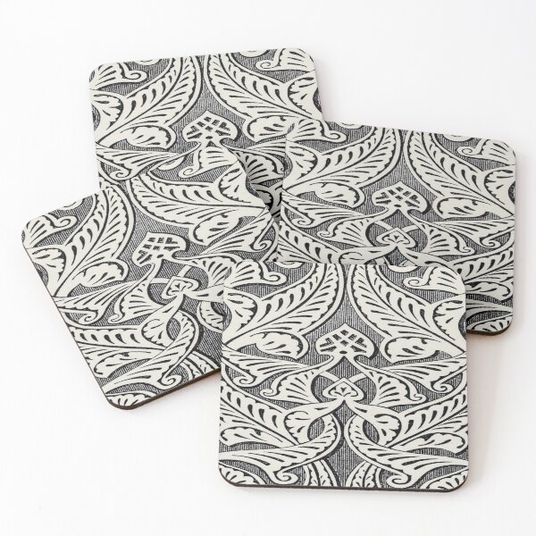 Item preview, Alhambra black and white pattern designed and sold by dreamofdenim.
