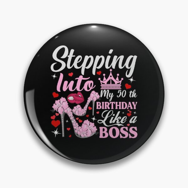 Item preview, Stepping Into My 50th Birthday Like A boss designed and sold by TshirtStoreBD24.