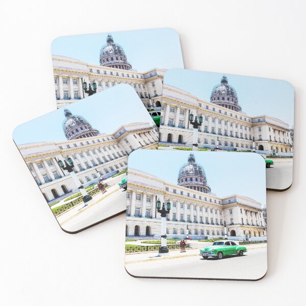 Item preview, Edificio del capitolio de la habana y coche verde designed and sold by Paul Thompson Photography.