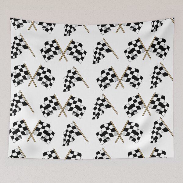 Item preview, Racing flag pattern, chequered or checkered. designed and sold by SuperStuff4U.
