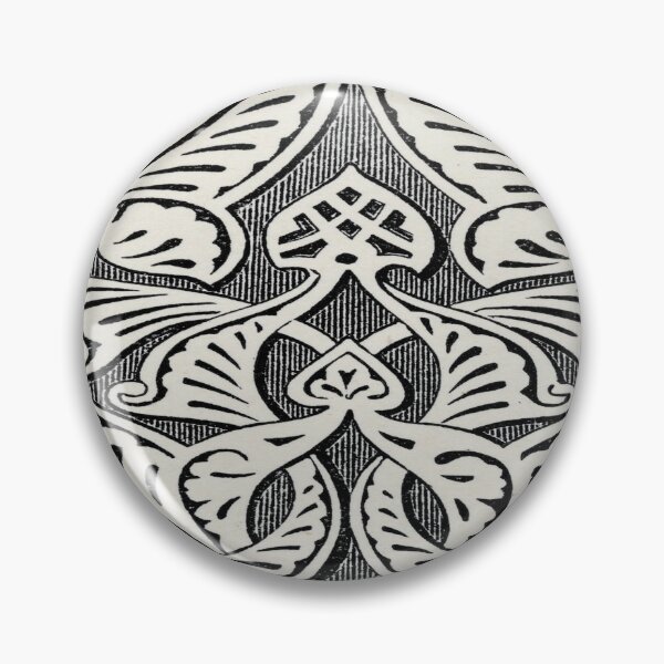 Item preview, Alhambra black and white pattern designed and sold by dreamofdenim.