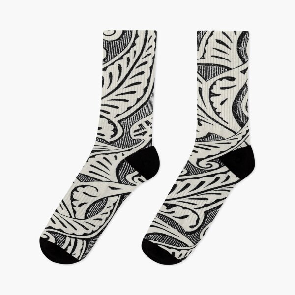 Item preview, Alhambra black and white pattern designed and sold by dreamofdenim.