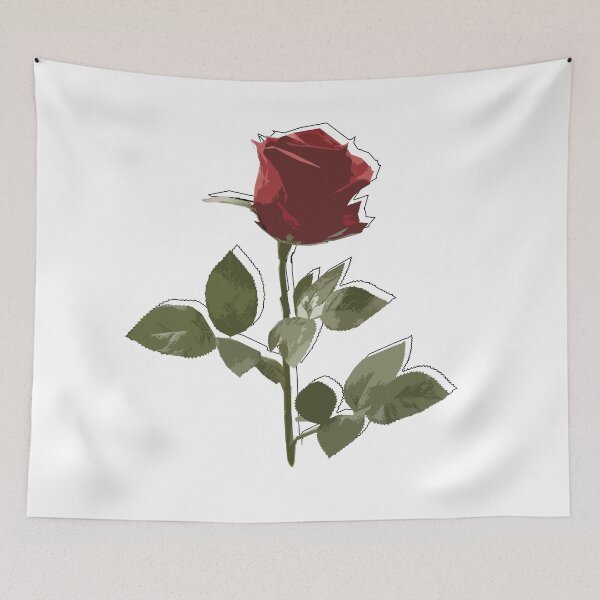 Item preview, Rose With Black Outline designed and sold by MenOfRage.