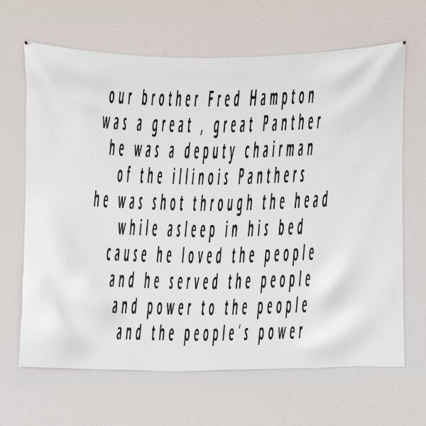 Item preview, our brother fred hampton designed and sold by Kabella-.