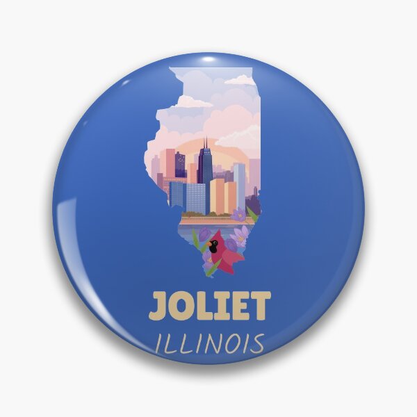 Item preview, Joliet Illinois Map designed and sold by Taumaturgo.